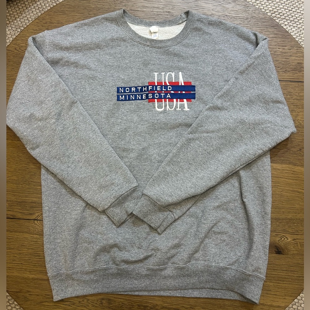 Gray Northfield Minnesota USA Men's Sweater